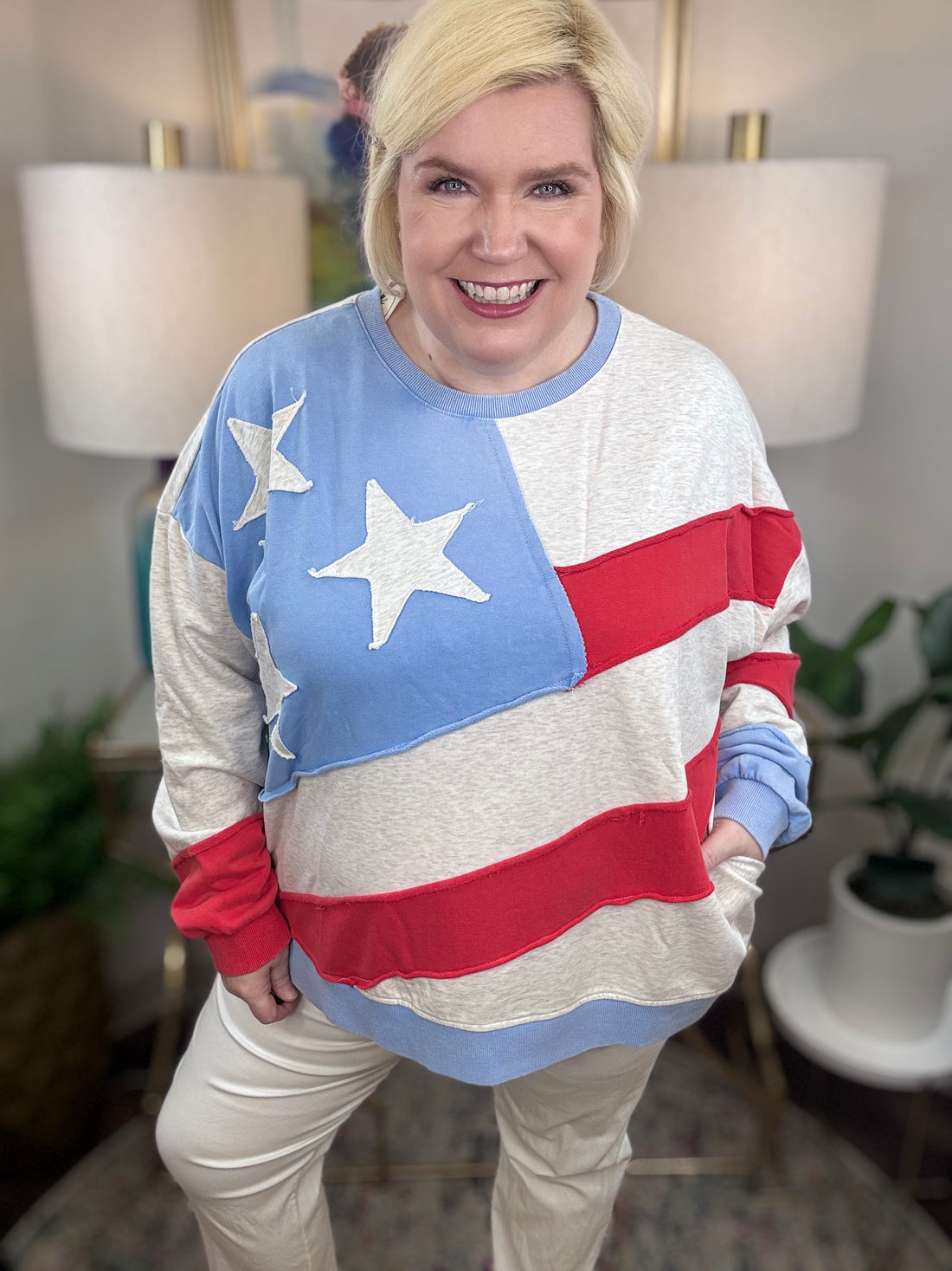 Oh My Stars Curvy Sweatshirt
