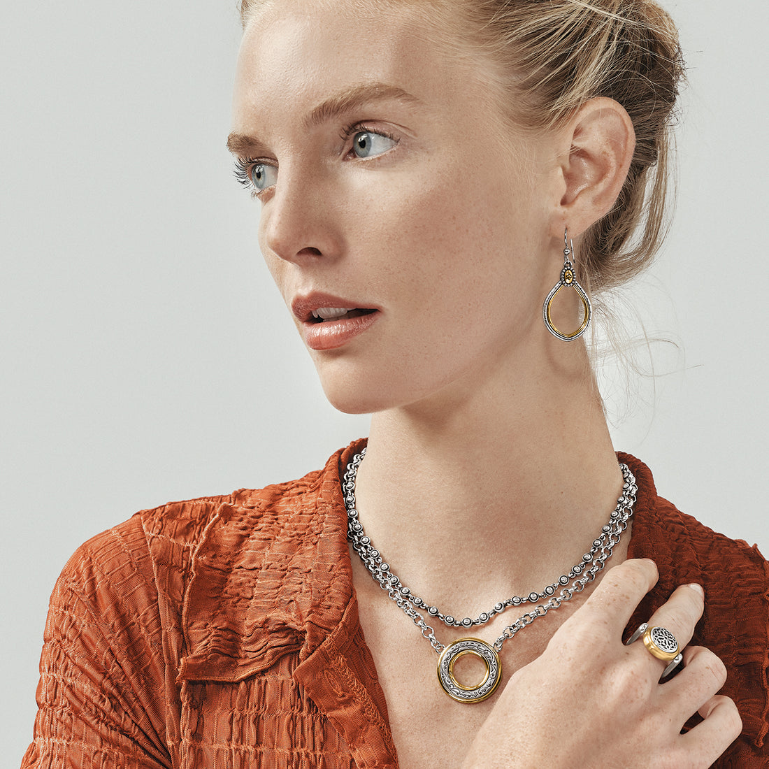 Brighton | Venezia Open Ring Necklace