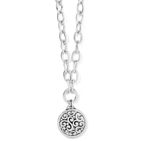 Brighton | Contempo Medallion Charm Necklace-Silver