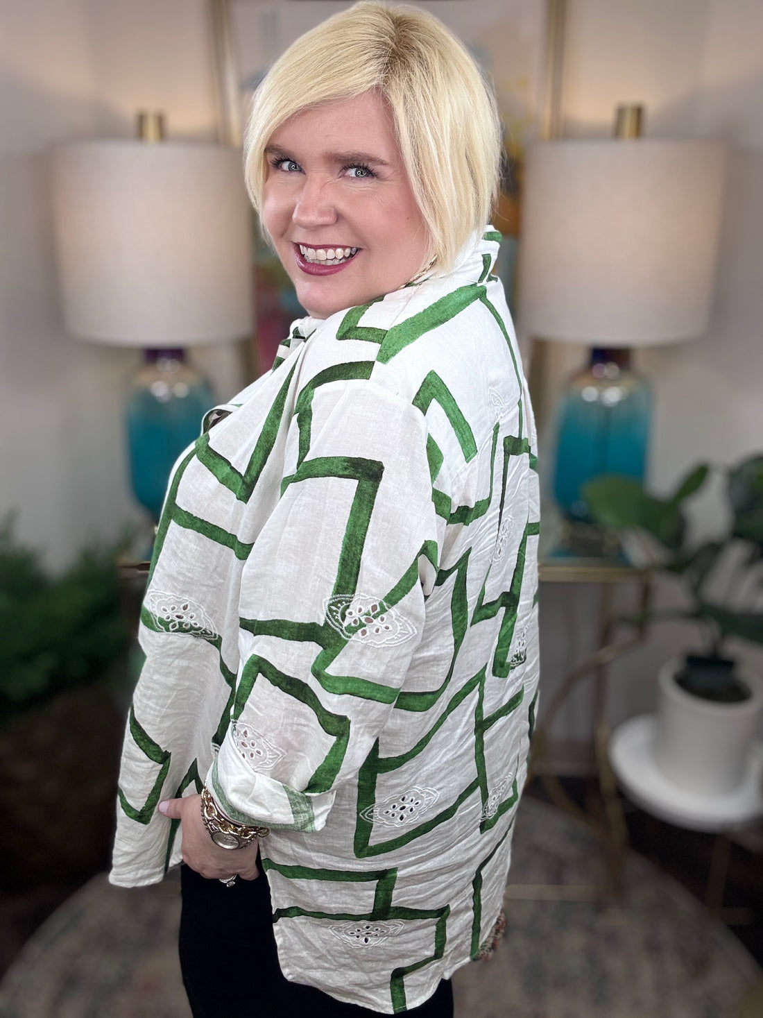 Universal Standard | Dawn Tunic-Green Paint
