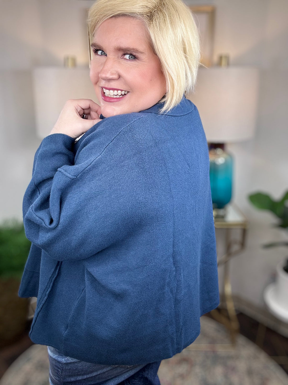 Coco & Carmen | Heavenly Luxe Zip Cardigan