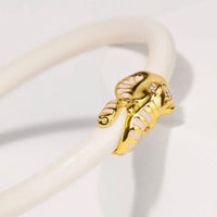 BuDhaGirl | Fauna Elephant All Weather Bangle® (Awb®) - Ivory