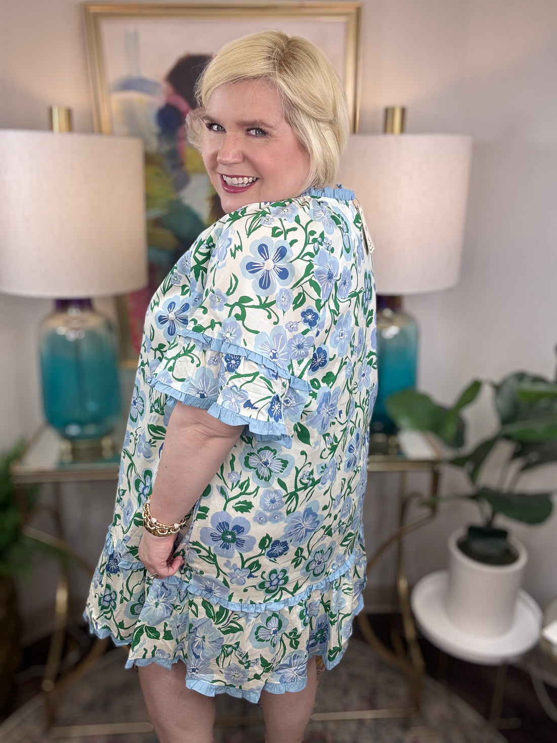 Garden Party Curvy Dress
