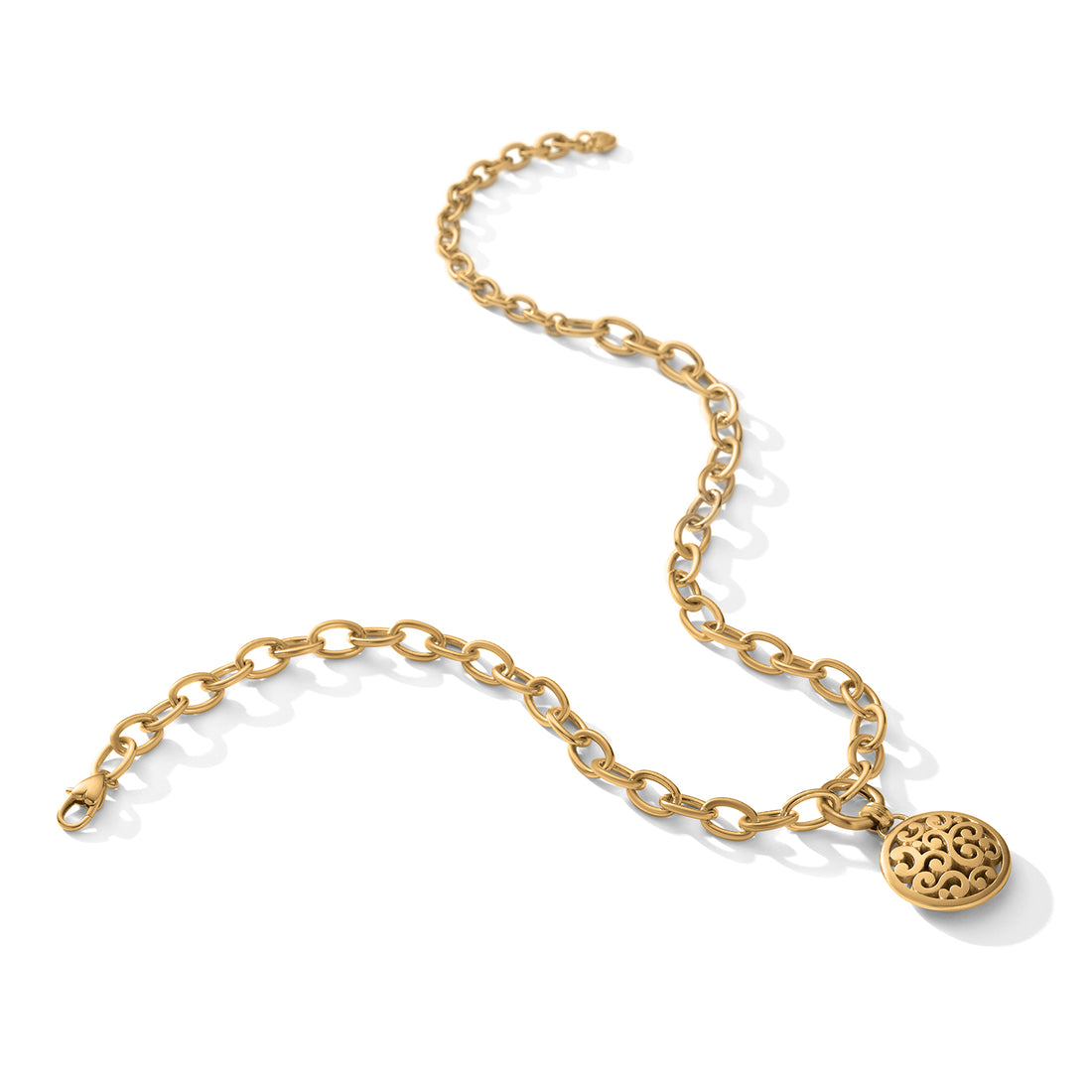 Brighton | Contempo Medallion Charm Necklace-Gold