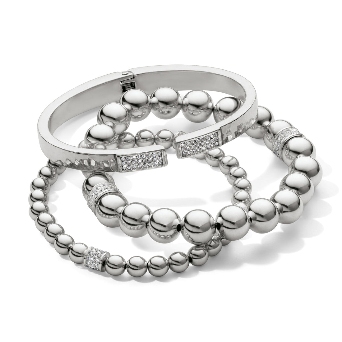 Brighton | Meridian Stretch Bracelet-Silver