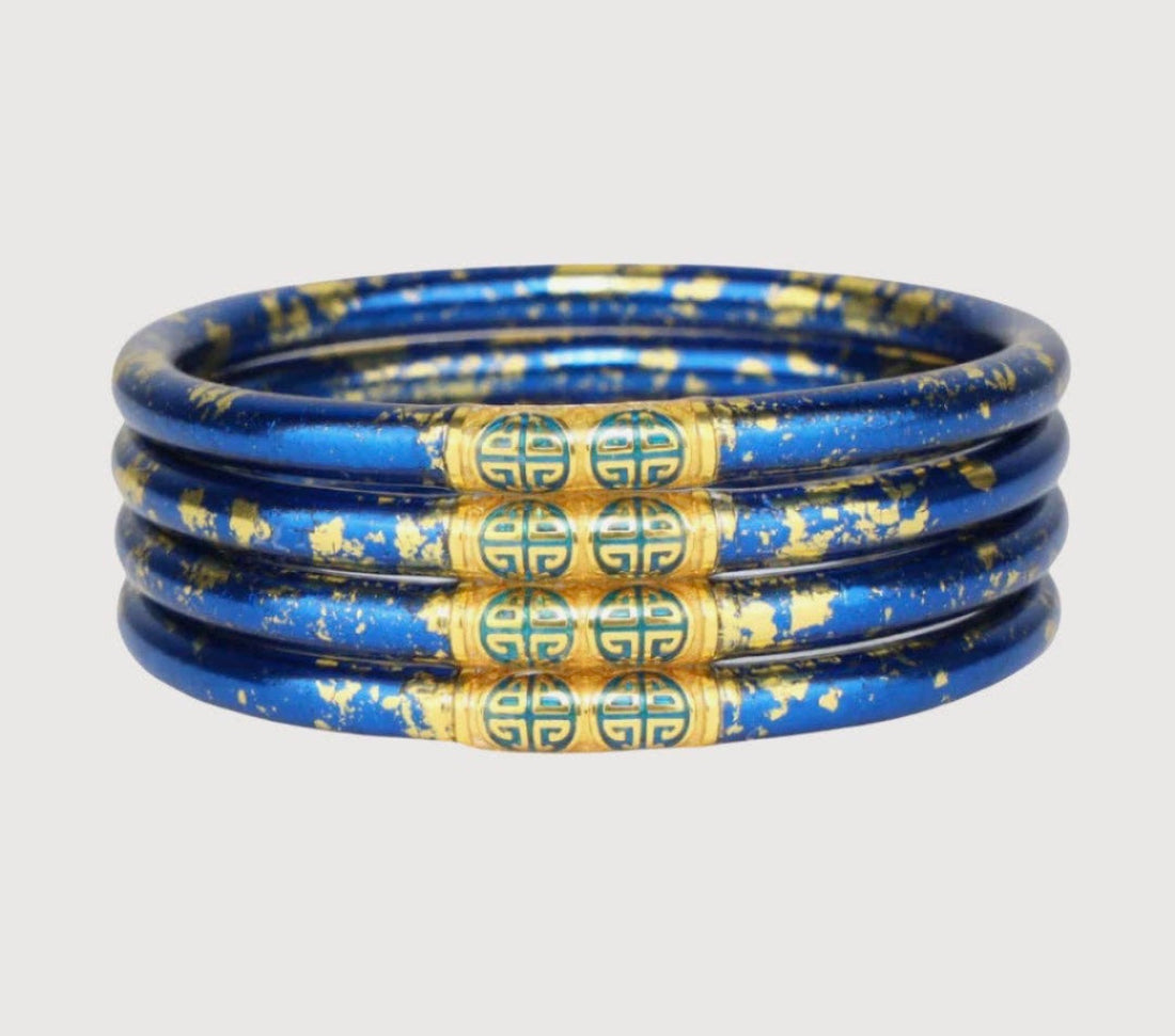 BuDhaGirl | Koi Saffir All Weather Bangles® (Awb®) -
Set of 4