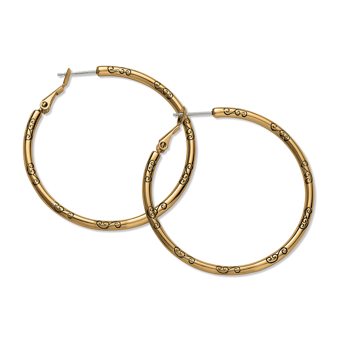 Brighton | Large Hoop Charm Earring-Gold