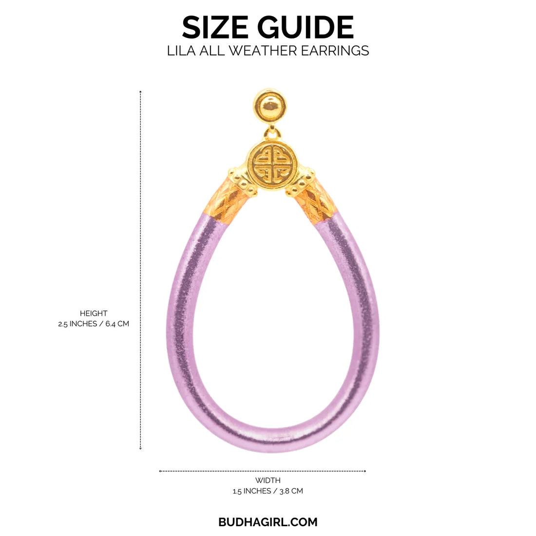 BuDhaGirl | LILA ALL WEATHER EARRINGS