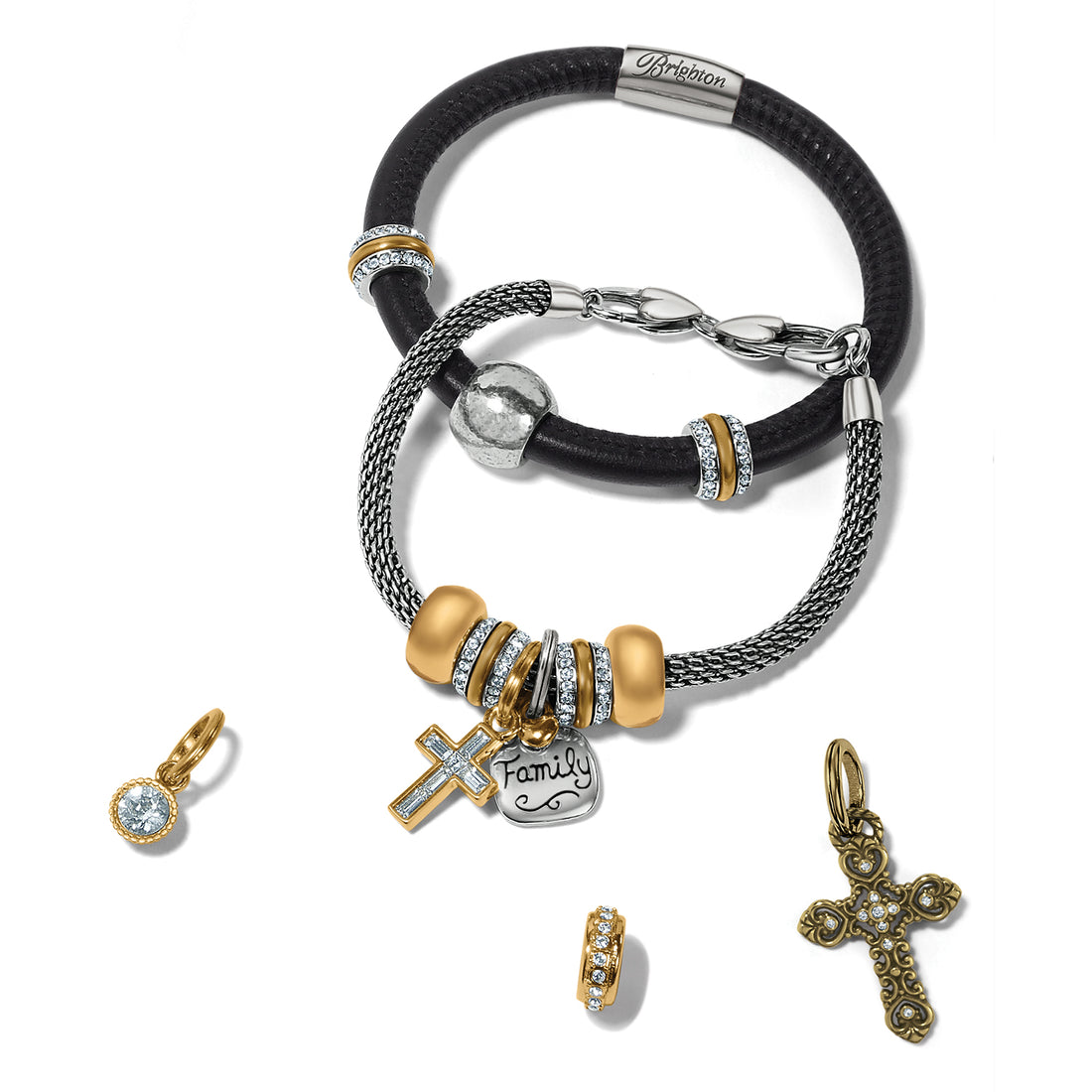 Brighton | Golden Ray Cross Charm