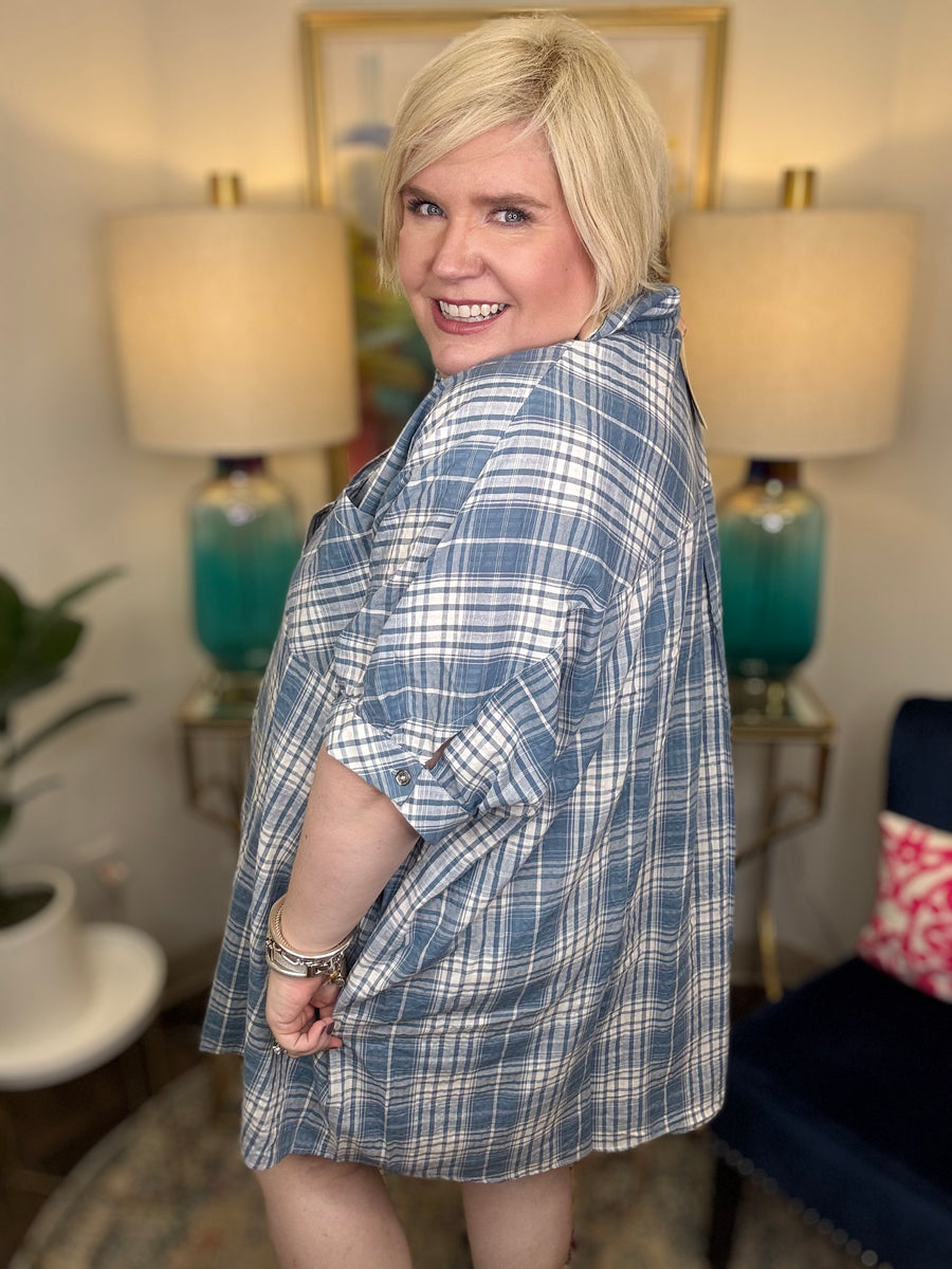 On My Own Curvy Tunic Dress