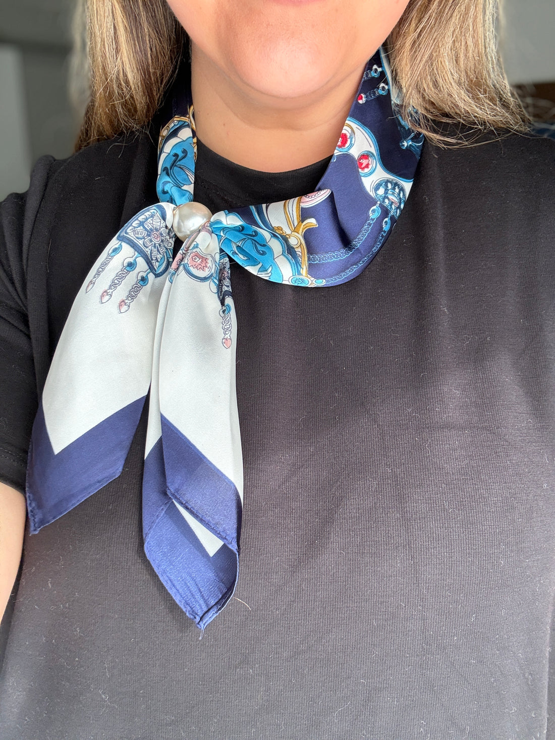 Pearl Scarf Necklace