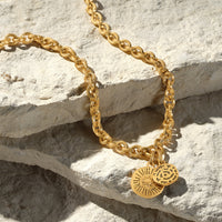 Brighton | Token Lavish Link Charm Necklace-Gold