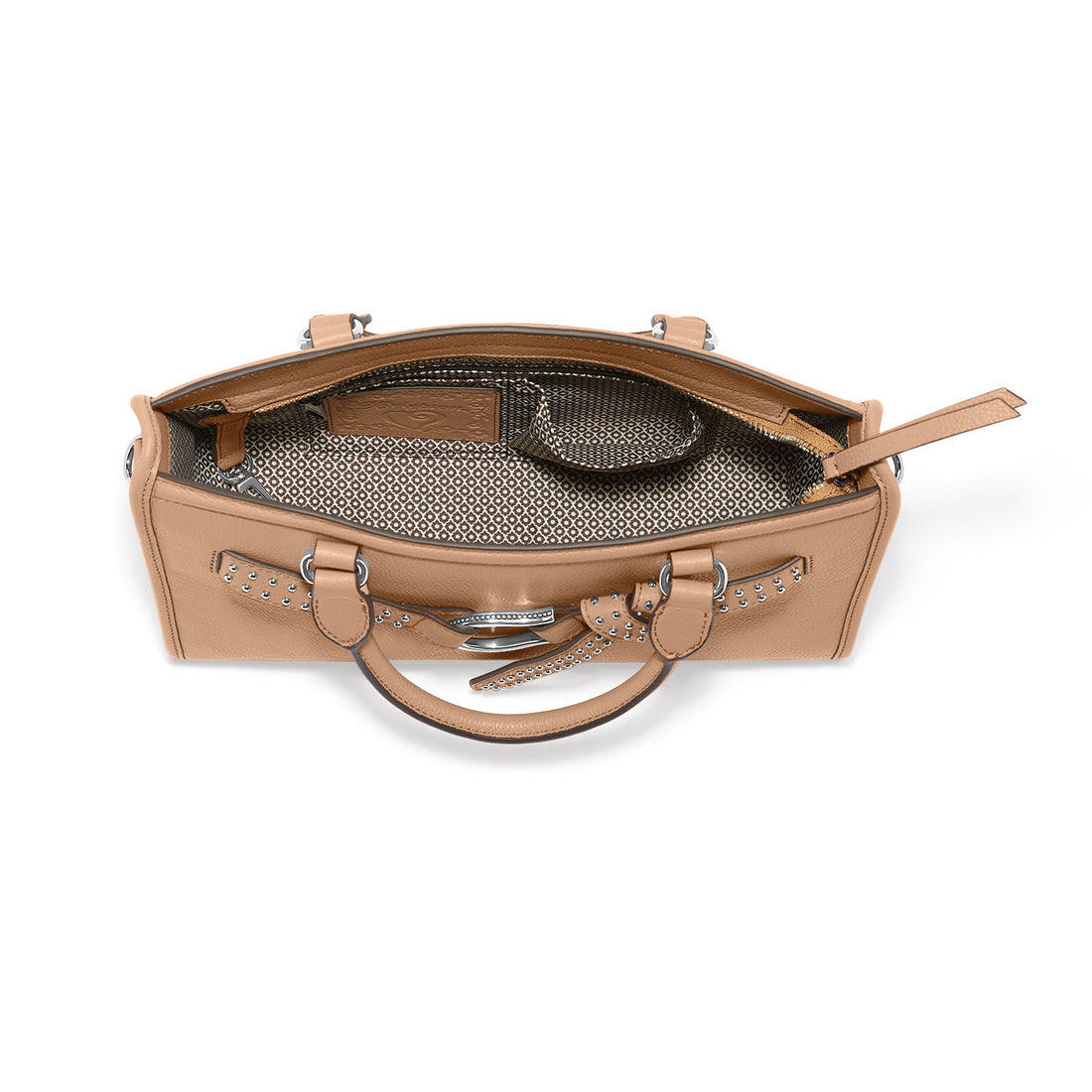 Brighton | Pretty Tough Arch Crosby Satchel-Buff