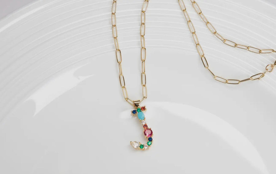 Initial Charm Necklace