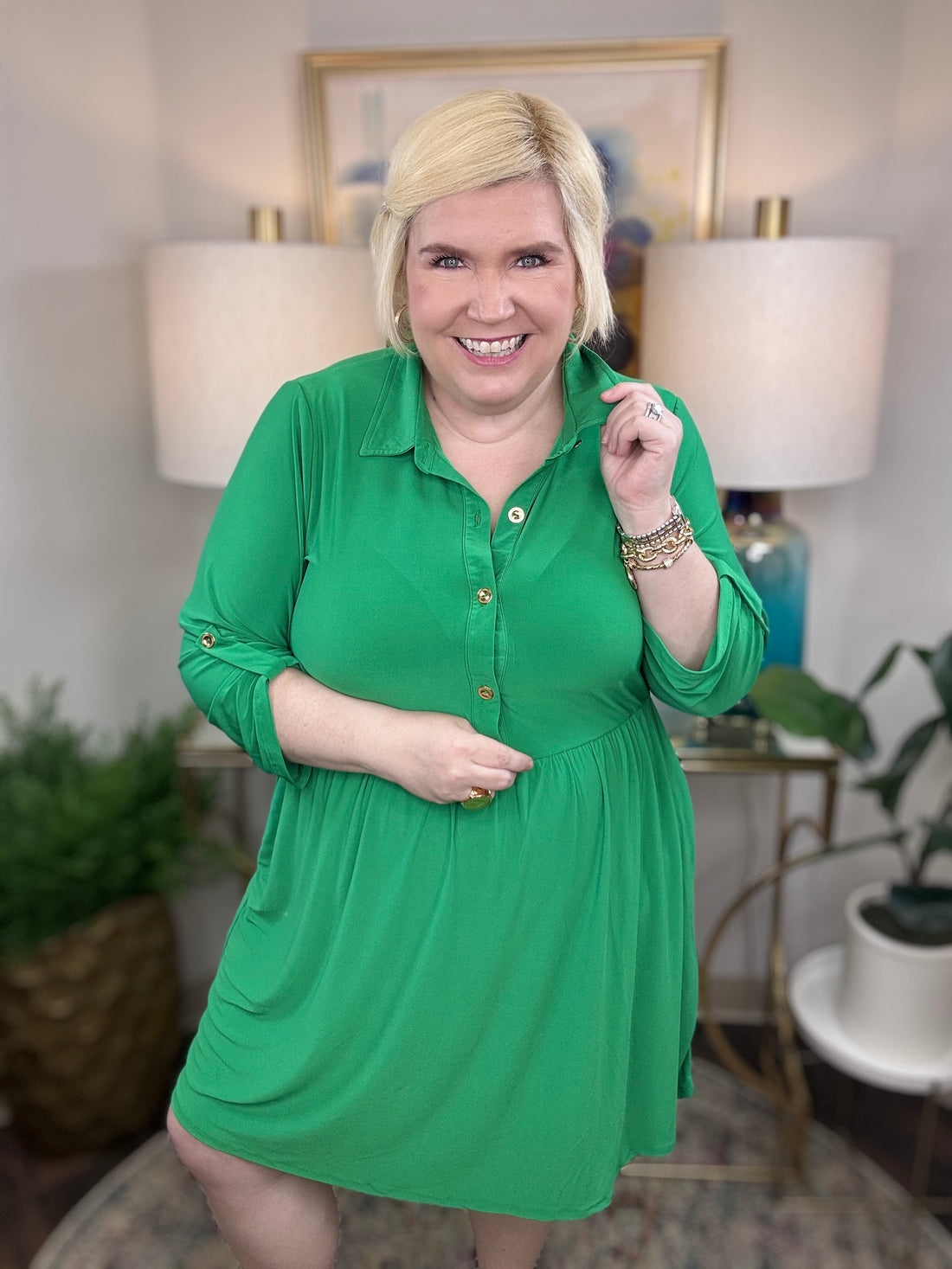 No Looking Back Curvy Dress-2 Colors