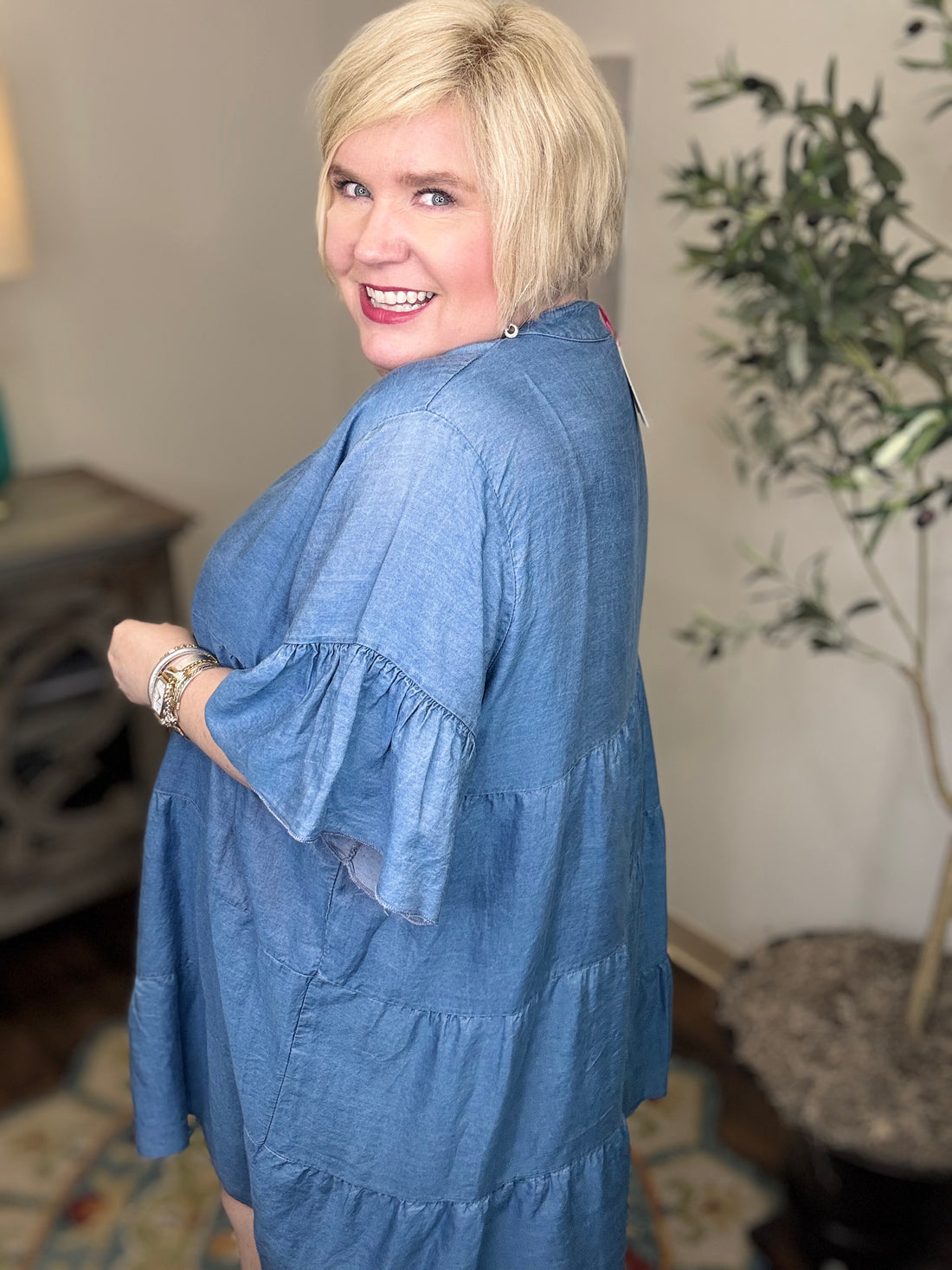 Eyes Wide Open Curvy Dress