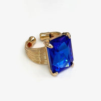 Rectangle Sparkle Ring