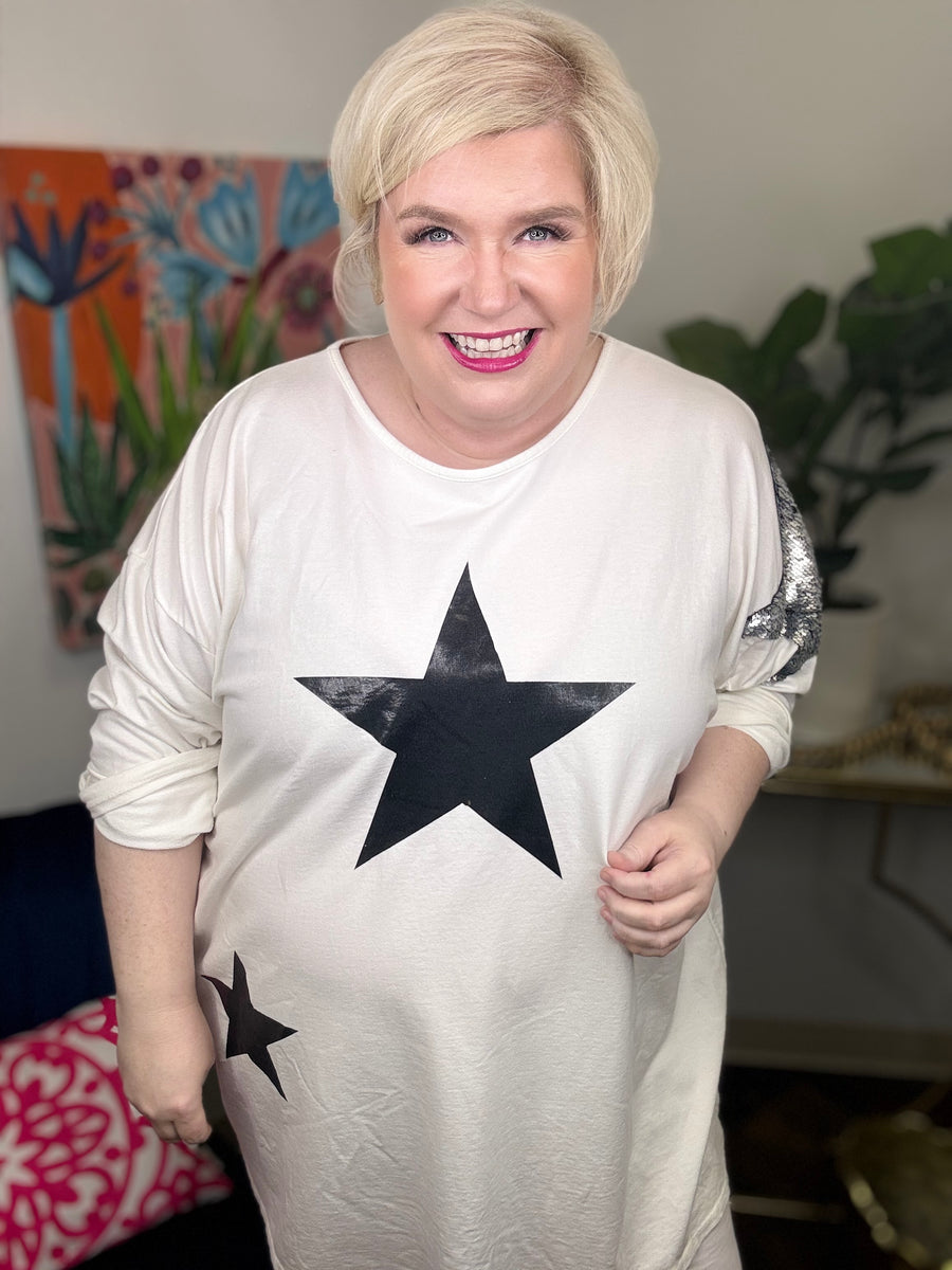 Reach For The Stars Curvy Tunic