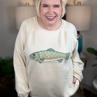 Fishing For Compliments Curvy Sweater