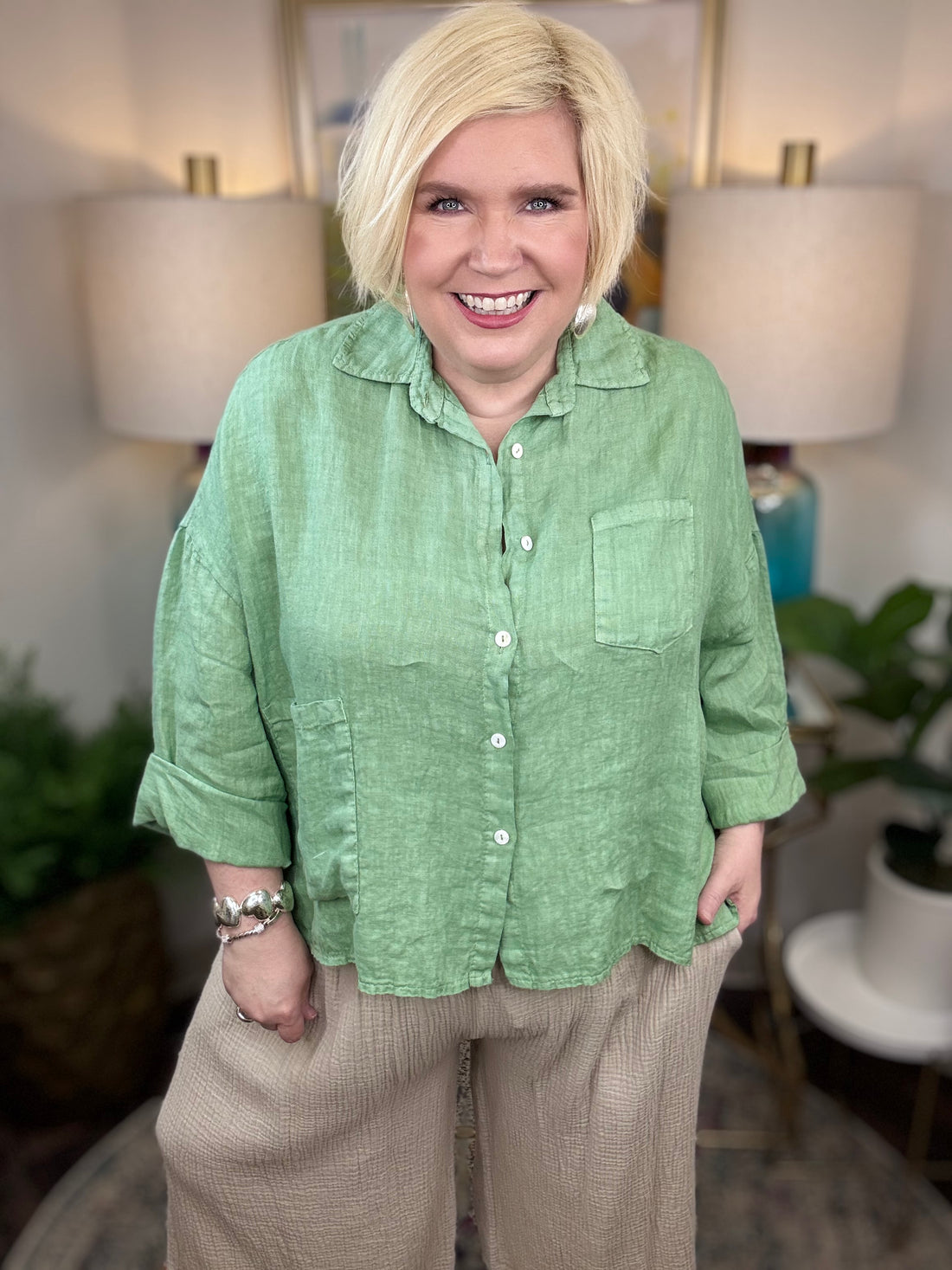 Meant For More Linen Jacket