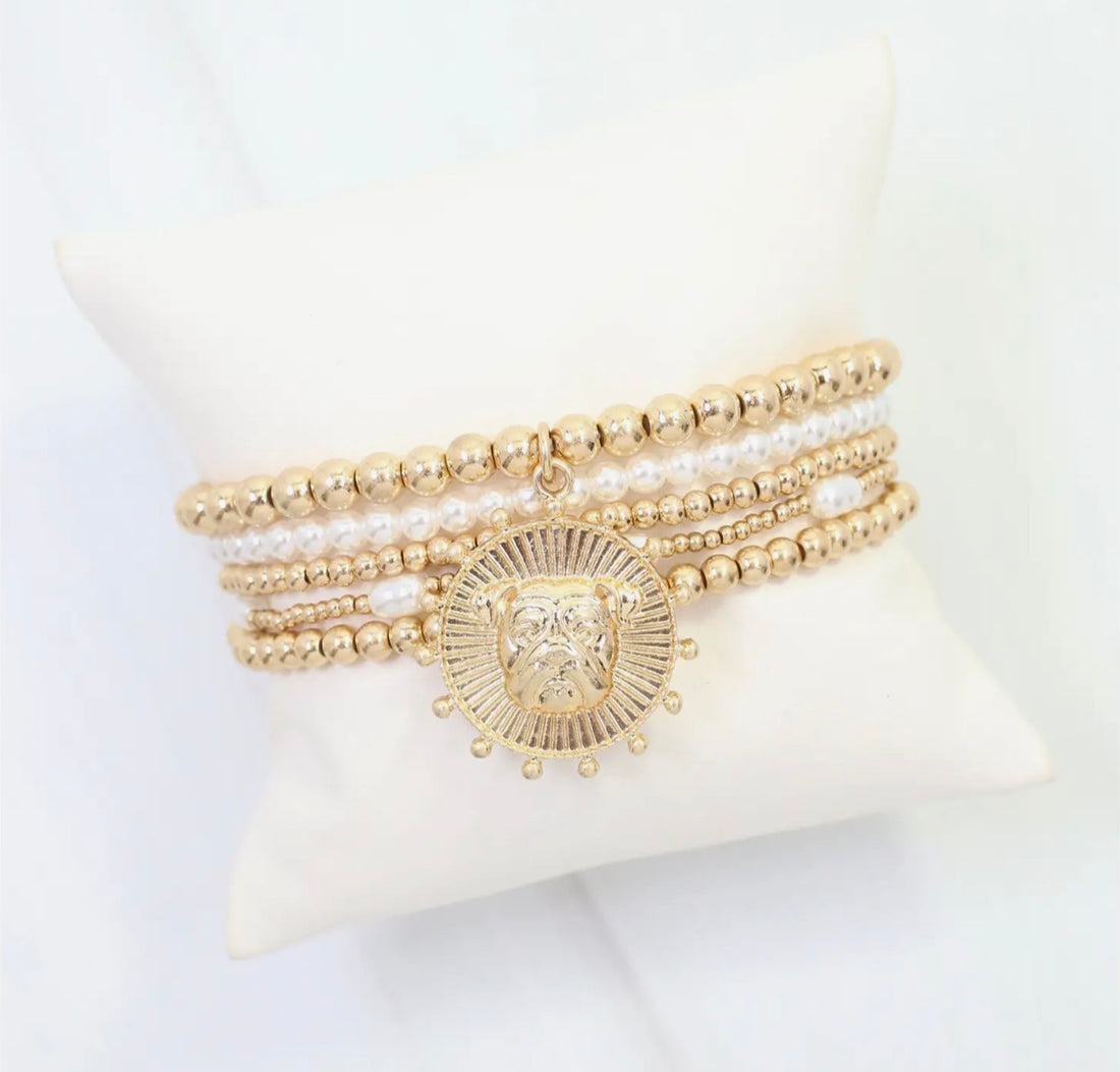 Caroline Hill | Carmen Coin Bracelet Set-Dog
