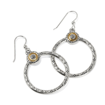 Brighton | Mosaic Two Tone French Wire Earrings