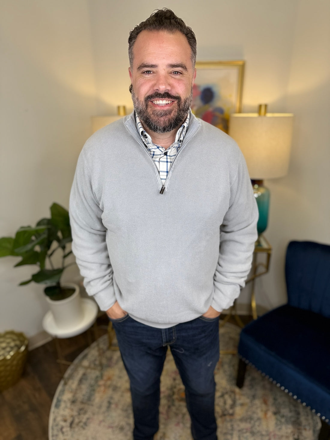 Patrick Quarter Zip Sweater