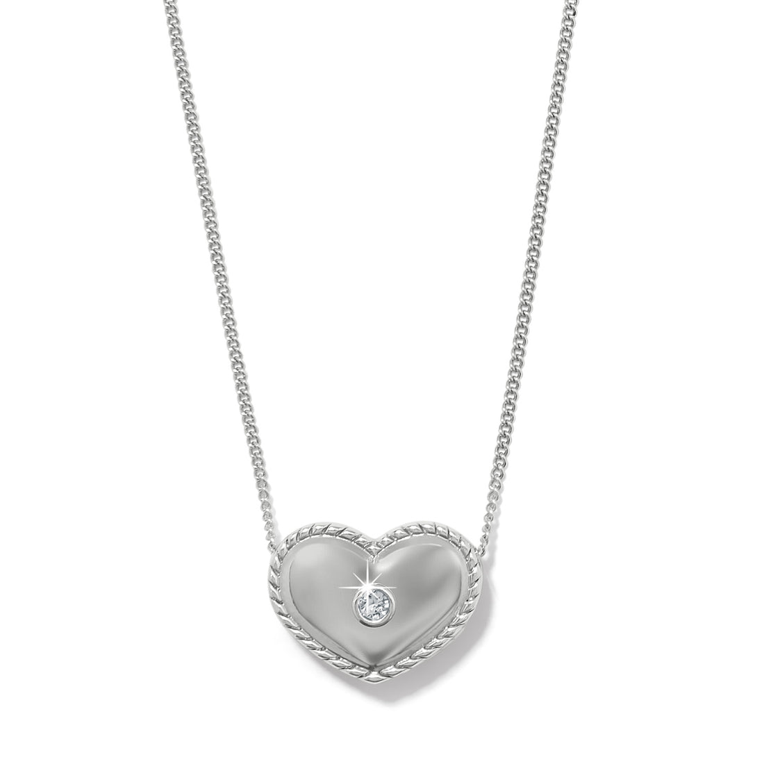 Brighton | Illumina Celeste Heart Bold Necklace-Silver