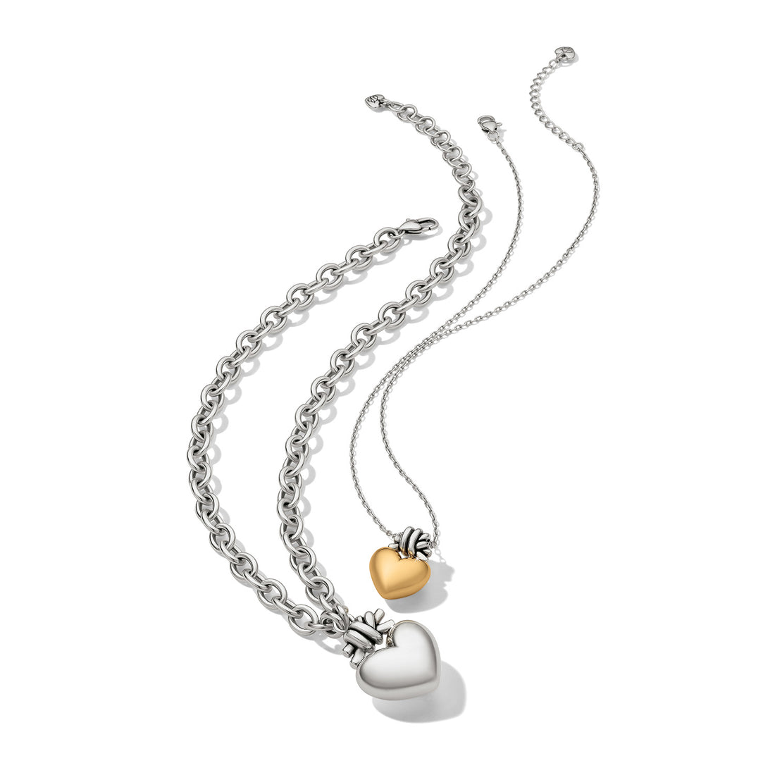 Brighton | Interlok Love Knot Large Heart Necklace