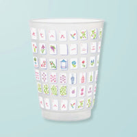 Mahjong Tiles Frosted Cups
