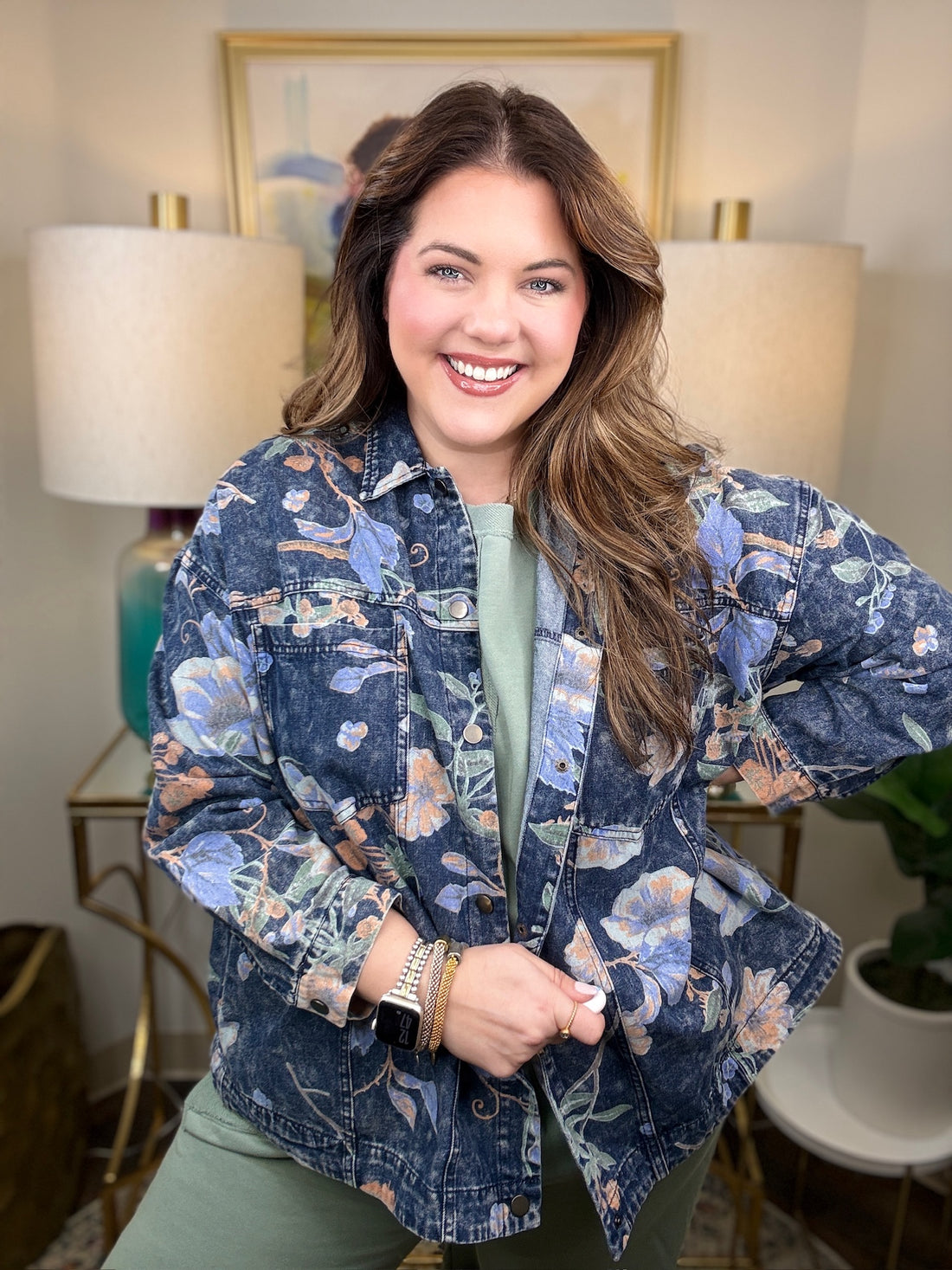 Taylor Curvy Denim Jacket