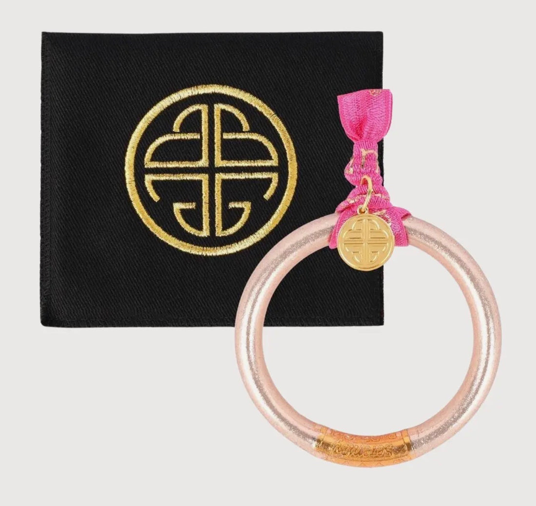 BuDhaGirl | Champagne Tzubbie All Weather Bangle® (Awb®) - Serenity Prayer