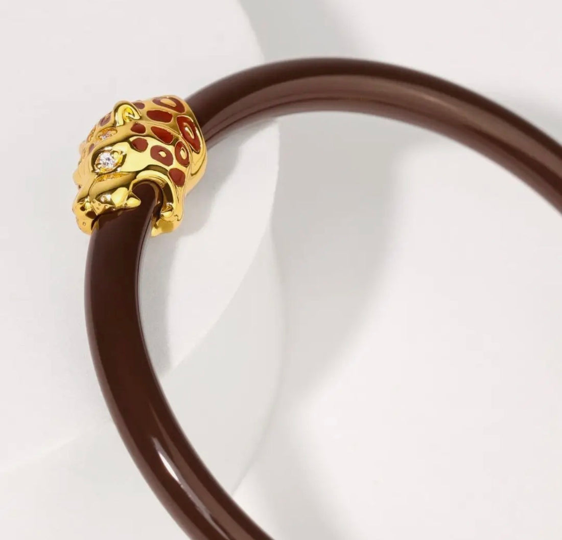 BuDhaGirl | Fauna Panther All Weather Bangle® (Awb®) - Chocolate