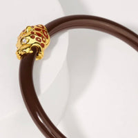 BuDhaGirl | Fauna Panther All Weather Bangle® (Awb®) - Chocolate