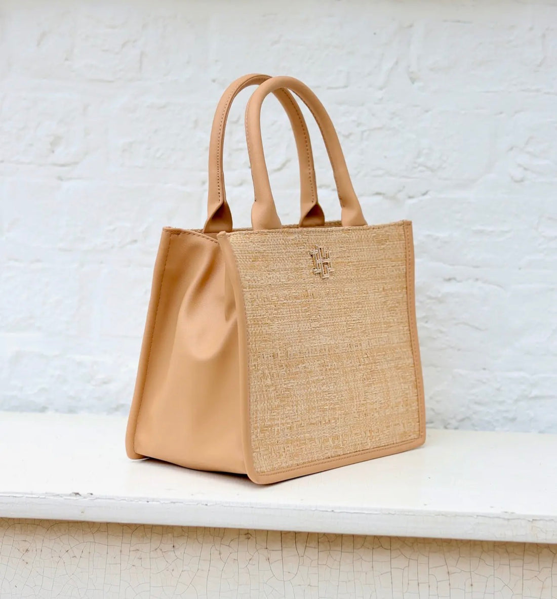 Caroline Hill | Ricky Mini Tote-Natural Lattice