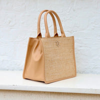 Caroline Hill | Ricky Mini Tote-Natural Lattice