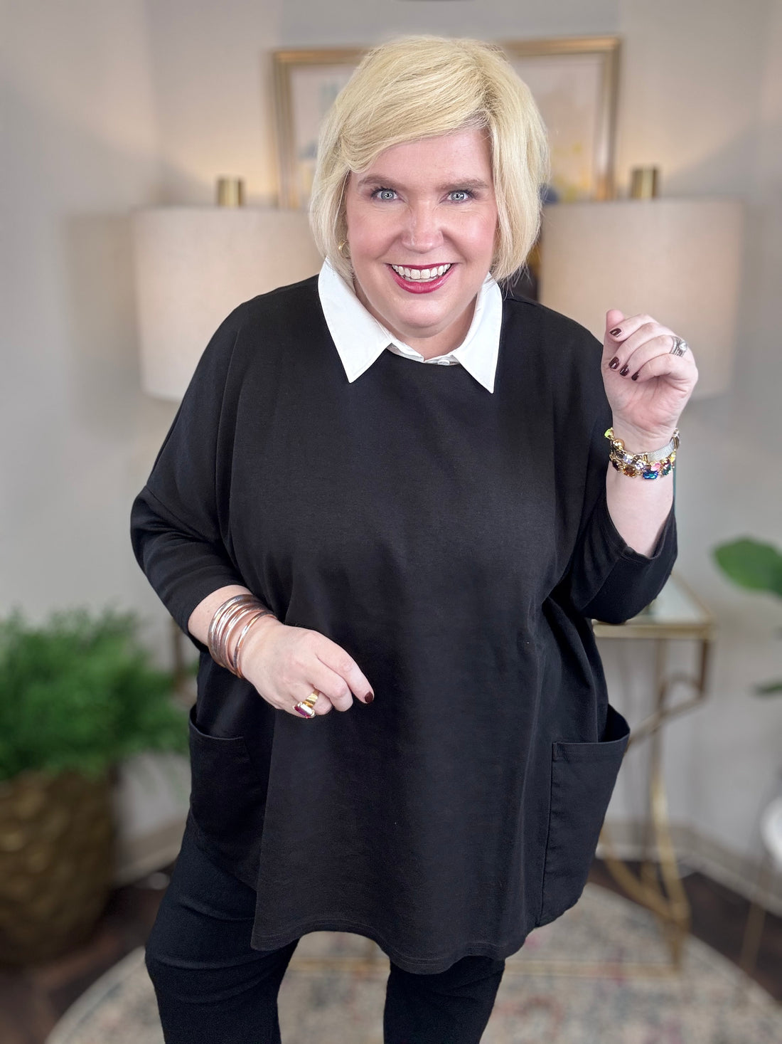 Cut Loose | Asked And Answered Curvy Tunic