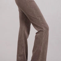 High Rise Mineral Wash Pants