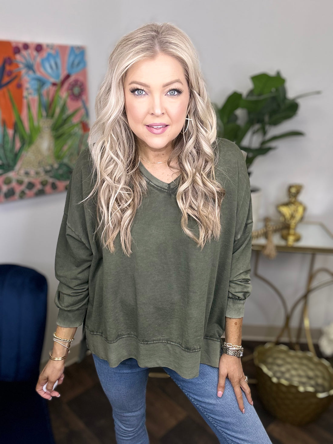 Cozy Day Top- 2 Colors