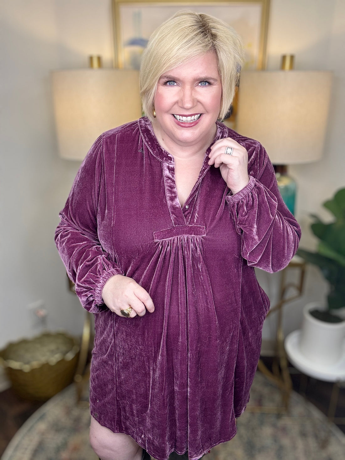 Guiding Light Curvy Dress-2 Colors