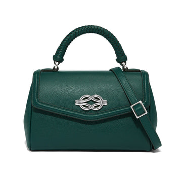Brighton | Tate Flap Satchel-Jewel Green