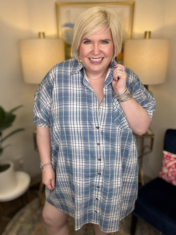 On My Own Curvy Tunic Dress