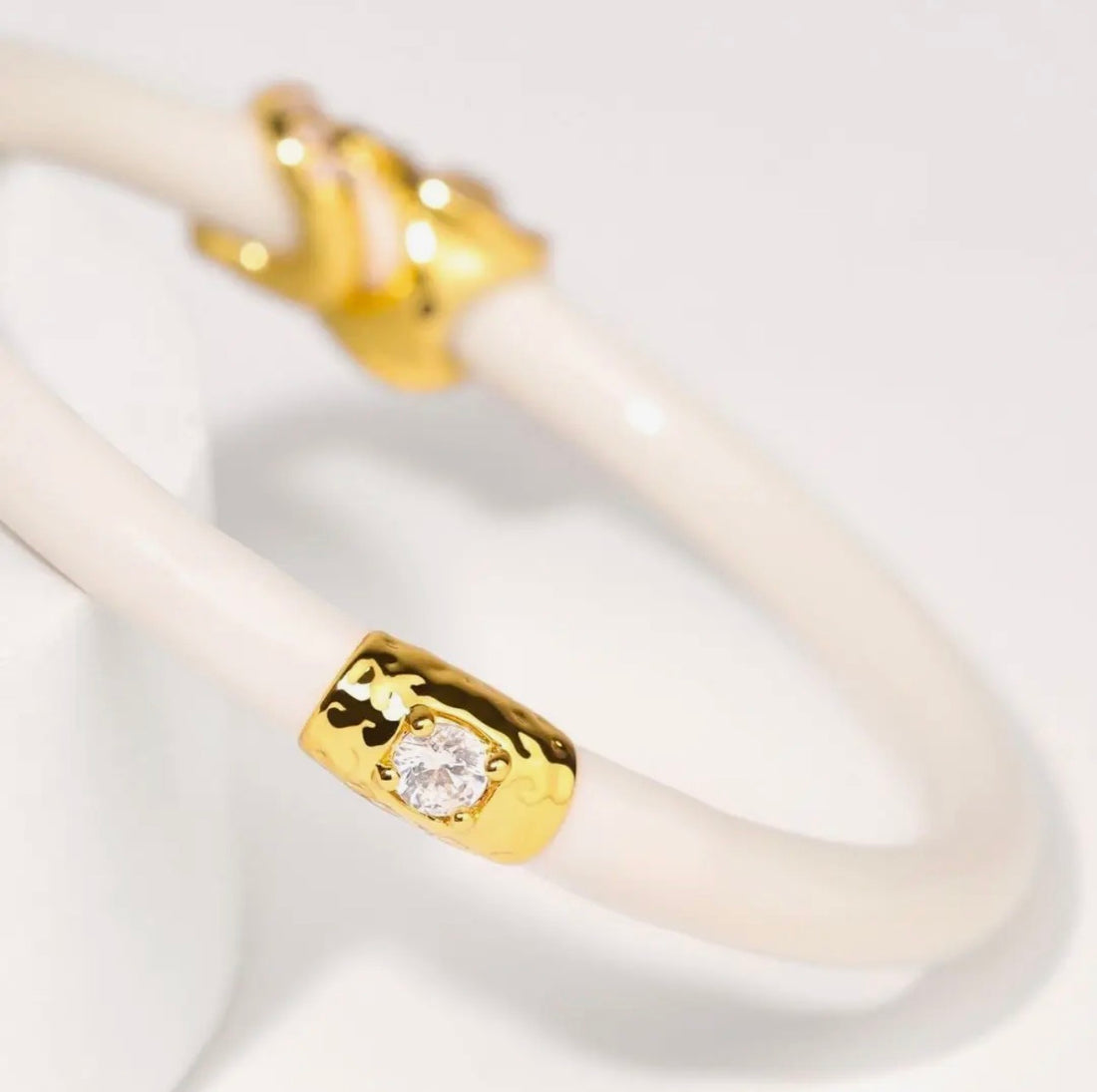 BuDhaGirl | Fauna Elephant All Weather Bangle® (Awb®) - Ivory