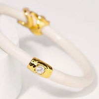 BuDhaGirl | Fauna Elephant All Weather Bangle® (Awb®) - Ivory