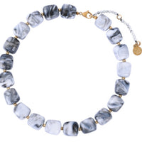 Cape Diablo | Chunky Square Bead Necklace-7 Colors