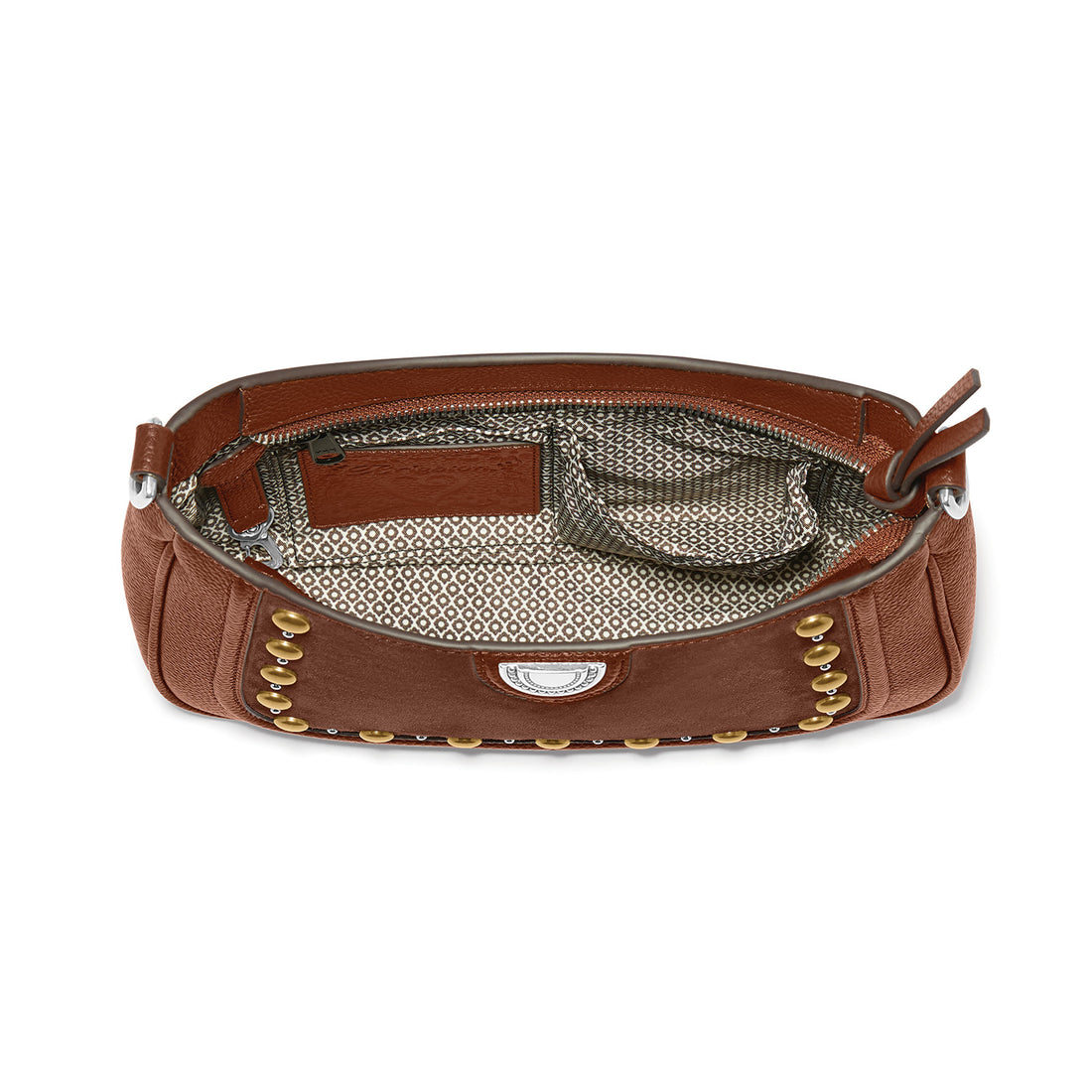 Brighton | Pretty Tough Fusion Fletcher Suede Convertible Shoulderbag-Bourbon
