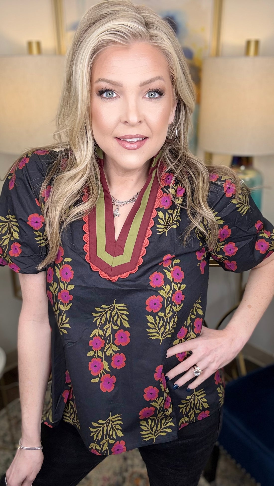 Night Bloom Top