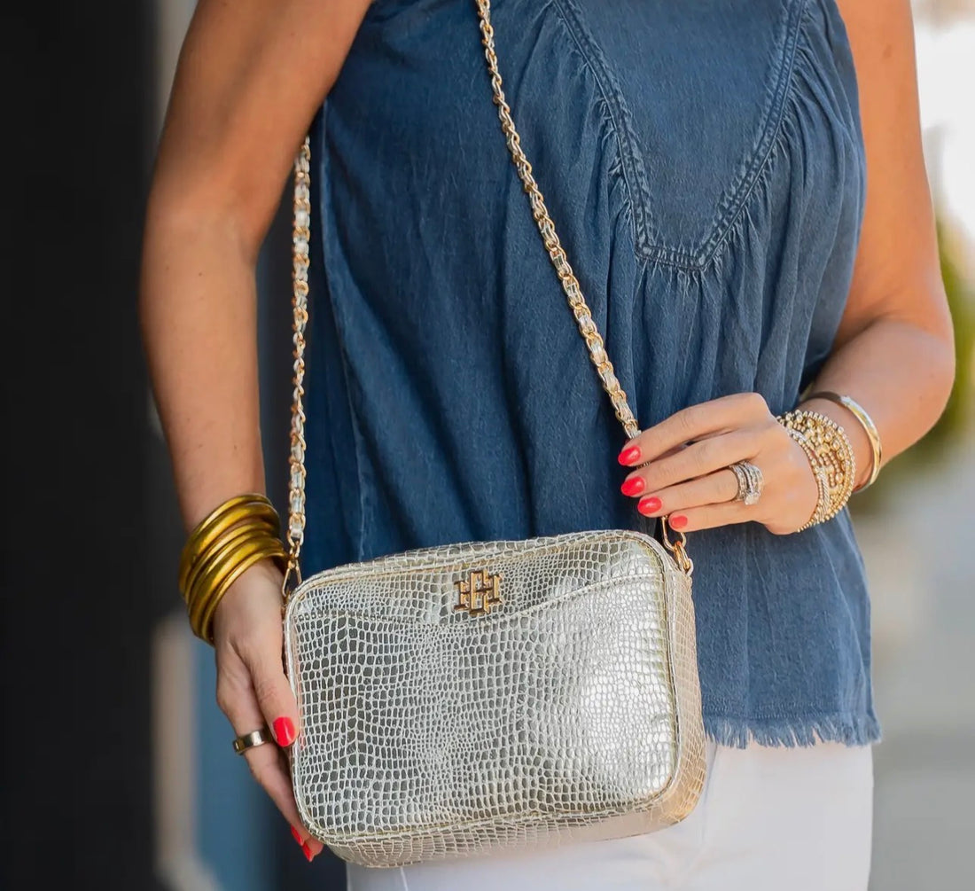 Caroline Hill | Fiona Crossbody-Gold EC