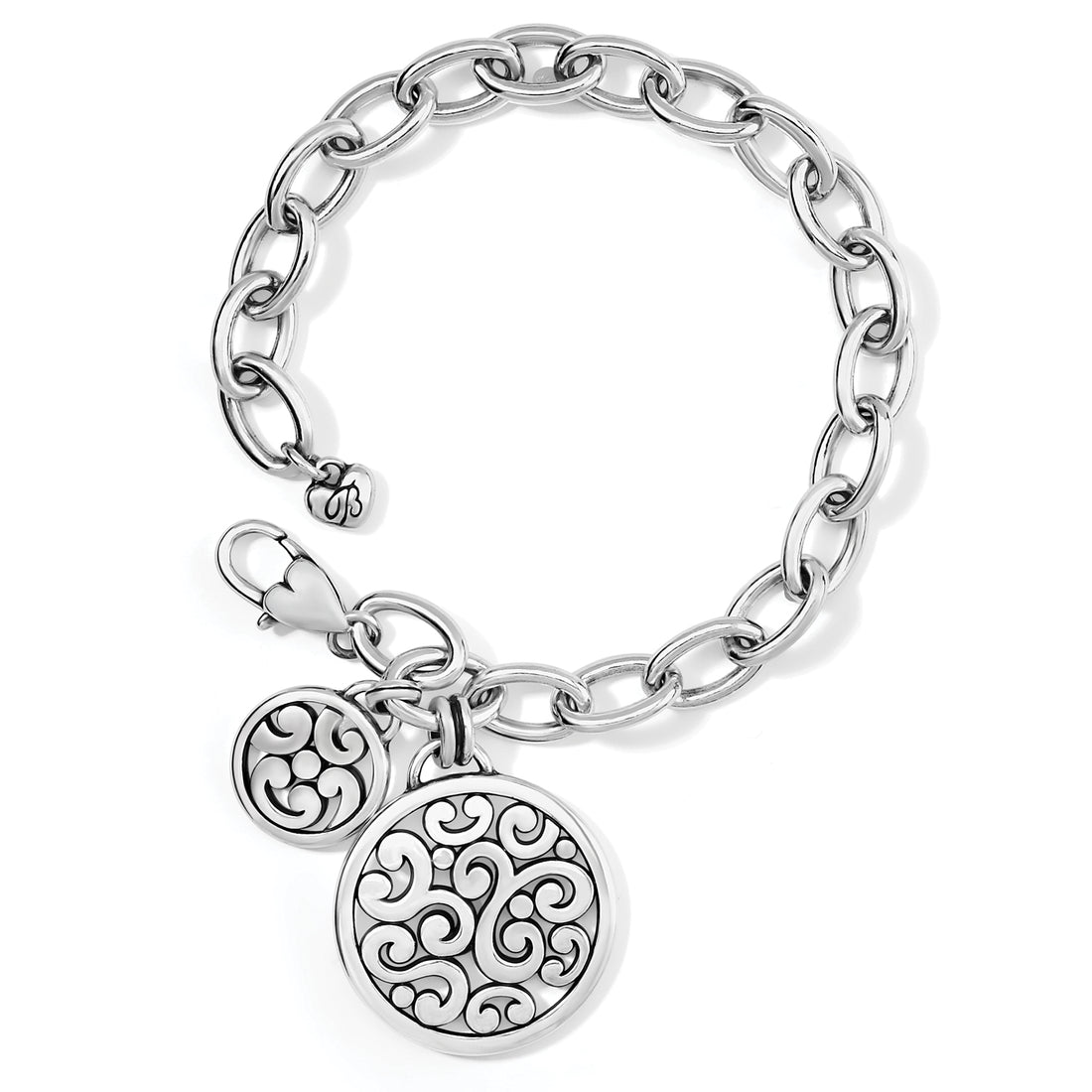 Brighton | Contempo Medallion Link Bracelet-Silver