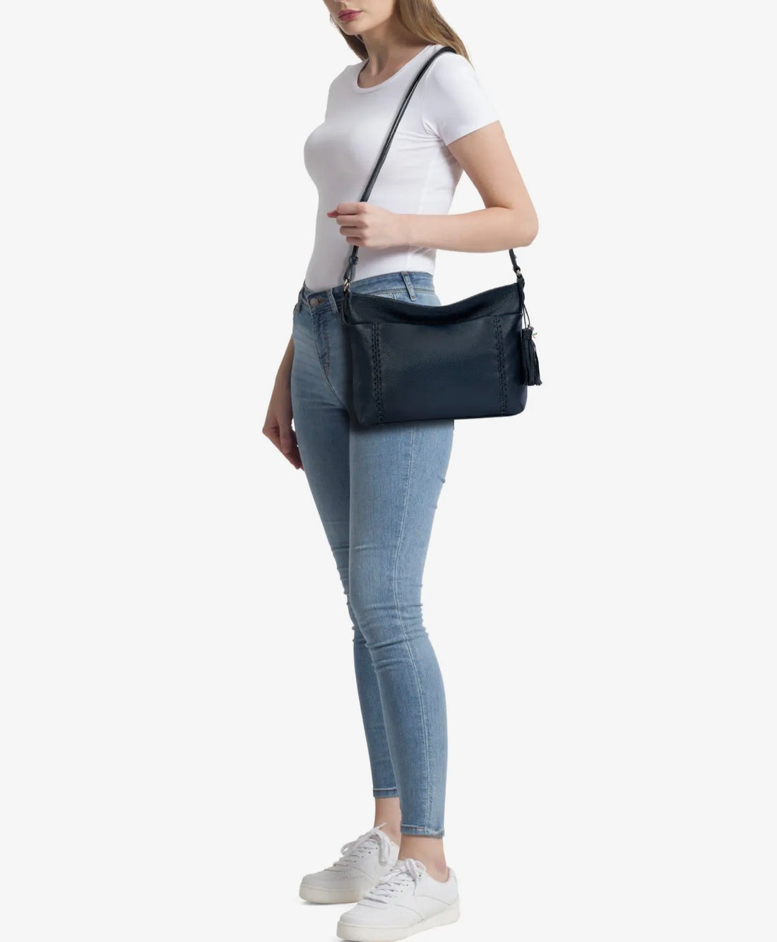 The Sak | Melrose Crossbody Leather-Indigo